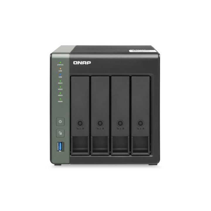 QNAP TS-431X3 NAS Tower Ethernet LAN Preto Alpine AL-314