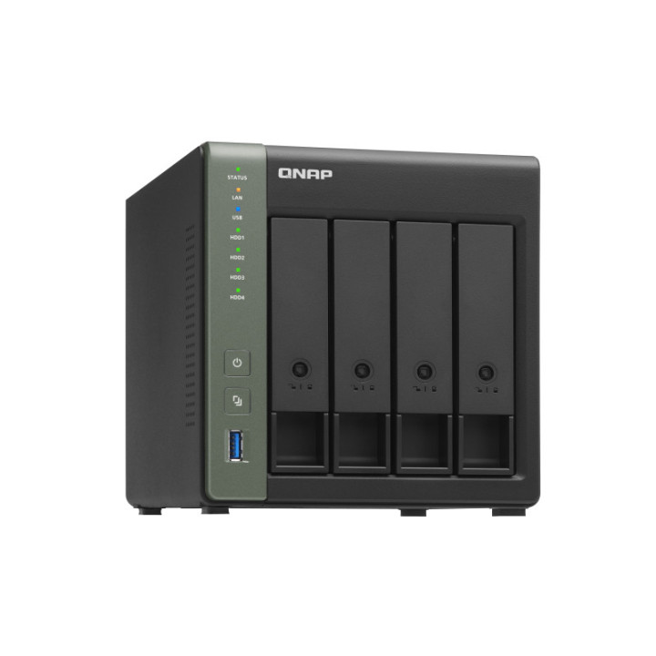 QNAP TS-431X3 NAS Tower Ethernet LAN Preto Alpine AL-314