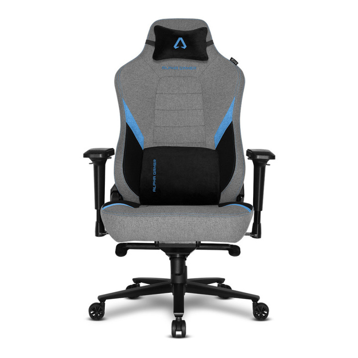 Cadeira gaming Alpha Gamer Phenix Fabric Grey / Black / Blue