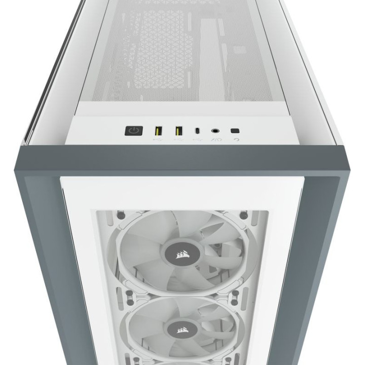 Caixa ATX Corsair iCUE 5000X RGB Branca