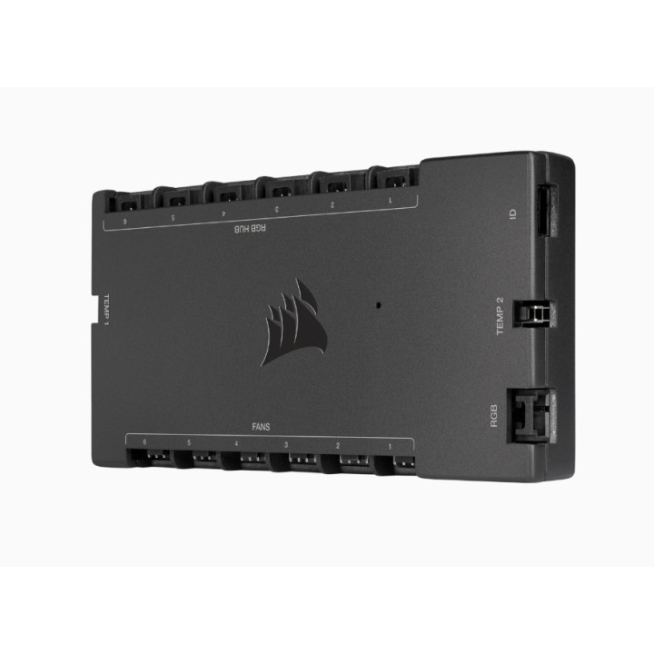 Corsair iCUE Commander Core XT controlador de velocidade de ventilador 6 canais Preto