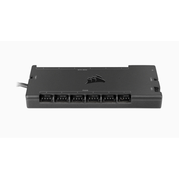 Corsair iCUE Commander Core XT controlador de velocidade de ventilador 6 canais Preto