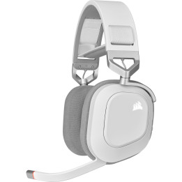 Corsair HS80 RGB Auscultadores Sem fios Fita de cabeça Jogos Branco