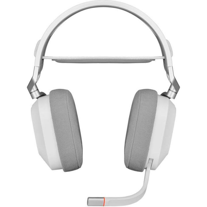 Corsair HS80 RGB Auscultadores Sem fios Fita de cabeça Jogos Branco