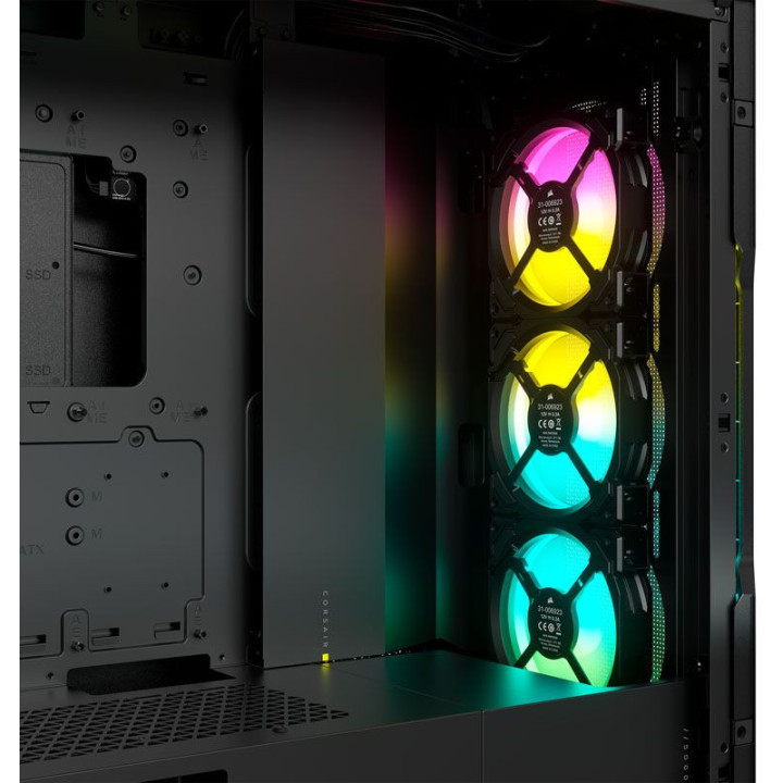 Caixa ATX Corsair 5000T iCUE RGB Preto Vidro Temperado