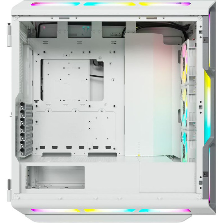 Caixa ATX Corsair 5000T iCUE RGB Branco Vidro Temperado