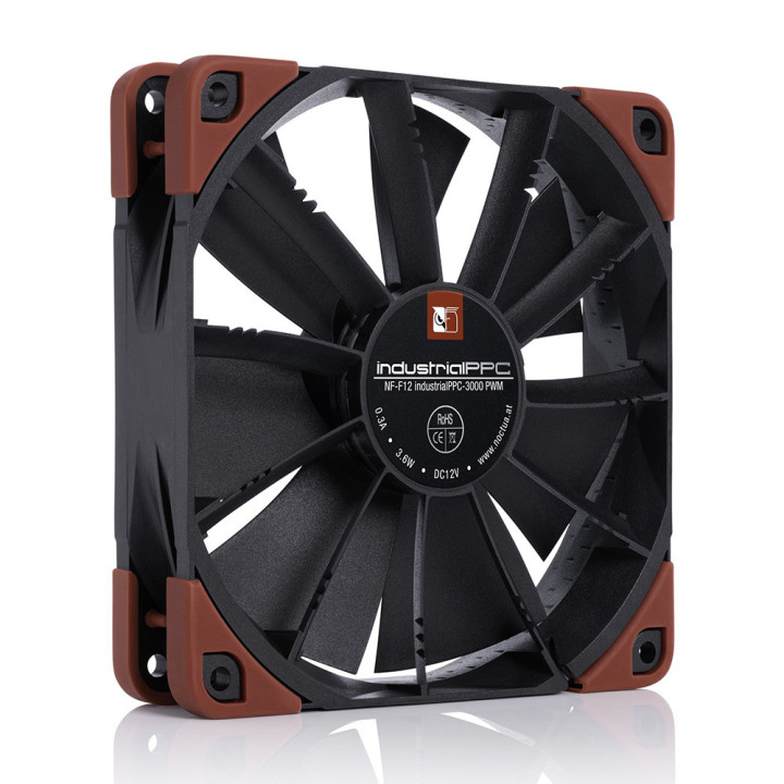 Ventoinha Noctua NF-F12 Industrial PPC PWM 3000 RPM 120 mm
