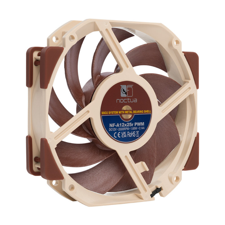 Ventoinha Noctua NF-A12x25r PWM 2000 RPM 120 mm