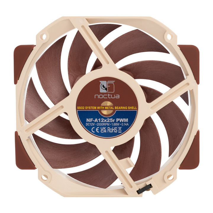 Ventoinha Noctua NF-A12x25r PWM 2000 RPM 120 mm