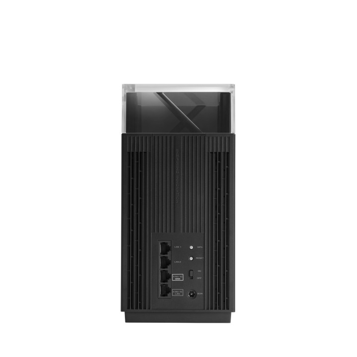 Router ASUS ZenWiFi Pro ET12 Tri-band (2.4 GHz / 5 GHz / 6 GHz) Wi-Fi 6E (802.11az) Preto
