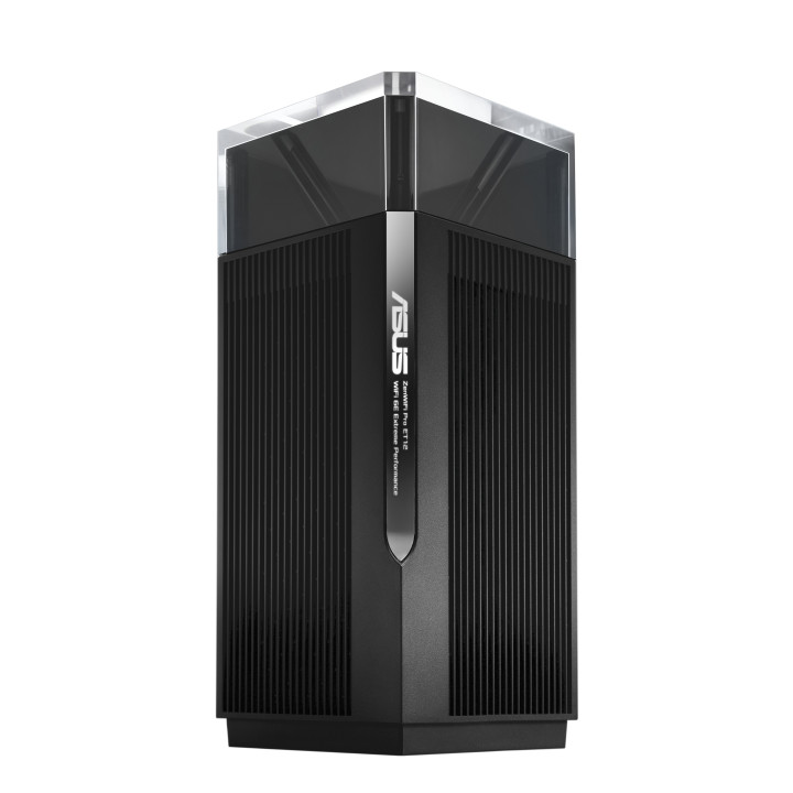 Router ASUS ZenWiFi Pro ET12 Tri-band (2.4 GHz / 5 GHz / 6 GHz) Wi-Fi 6E (802.11az) Preto