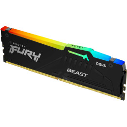 Memória Kingston Fury Beast RGB DDR5 16GB (1x16GB) 5200MHZ CL38 KF5
