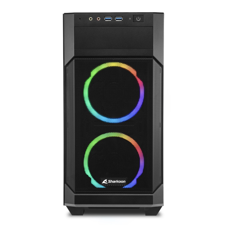 Sharkoon V1000 RGB Micro Tower Preto