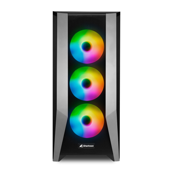 Sharkoon ELITE SHARK TG7M RGB Preto