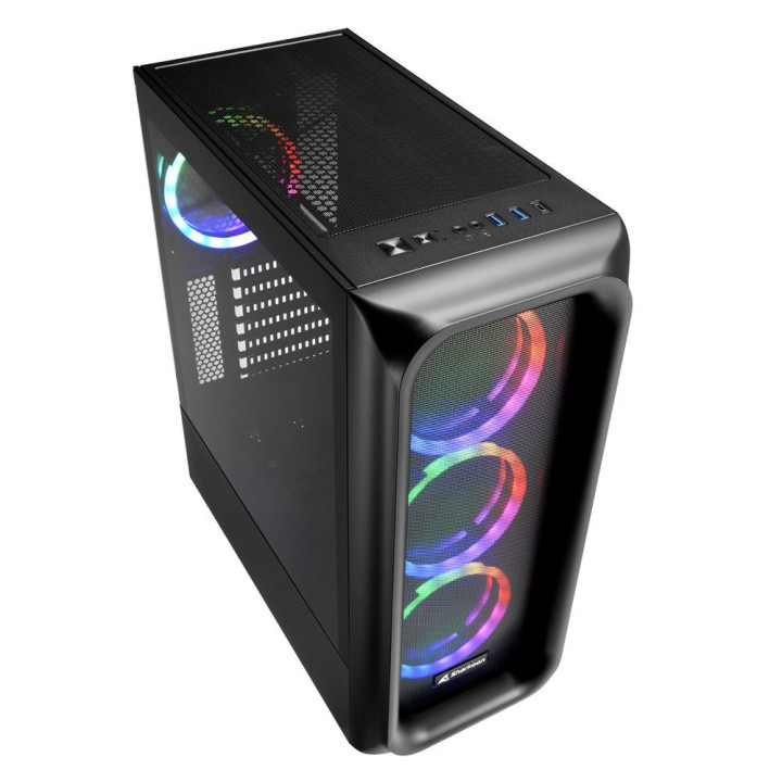 Caixa ATX Sharkoon TK5M RGB
