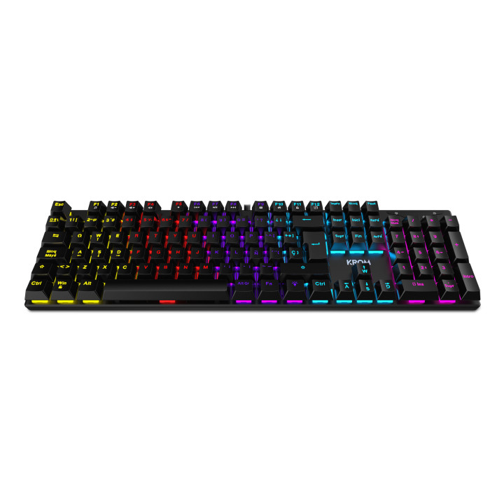 Teclado Krom Kasic USB QWERTY Inglês RGB
