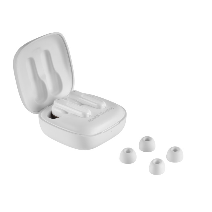 Mars Gaming TWS Auscultadores Sem fios Intra-auditivo Chamadas Música USB Type-C Bluetooth Branco
