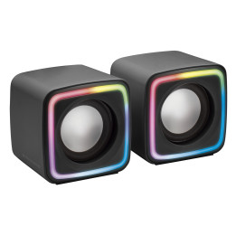 Colunas de Som Mars Gaming MSCUBE 8W USB Pretas