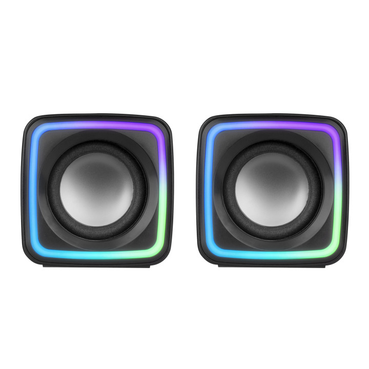 Colunas de Som Mars Gaming MSCUBE 8W USB Pretas