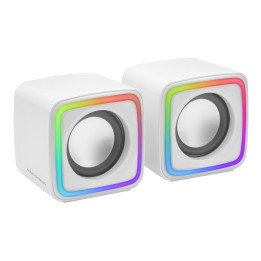 Colunas de Som Mars Gaming 8W USB Brancas