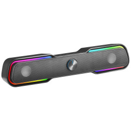 Soundbar Mars Gaming MSBX 10W USB, Jack + Bluetooth 5.0 Preta