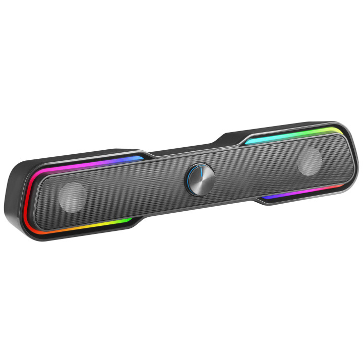 Soundbar Mars Gaming MSBX 10W USB, Jack + Bluetooth 5.0 Preta