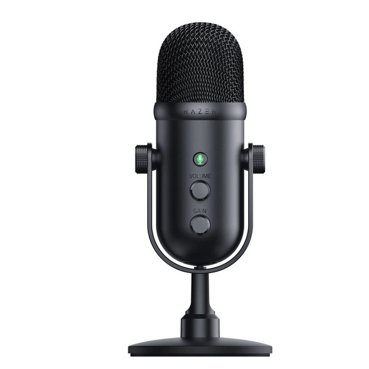 Microfone de estúdio Razer SEIREN V2 PRO Preto