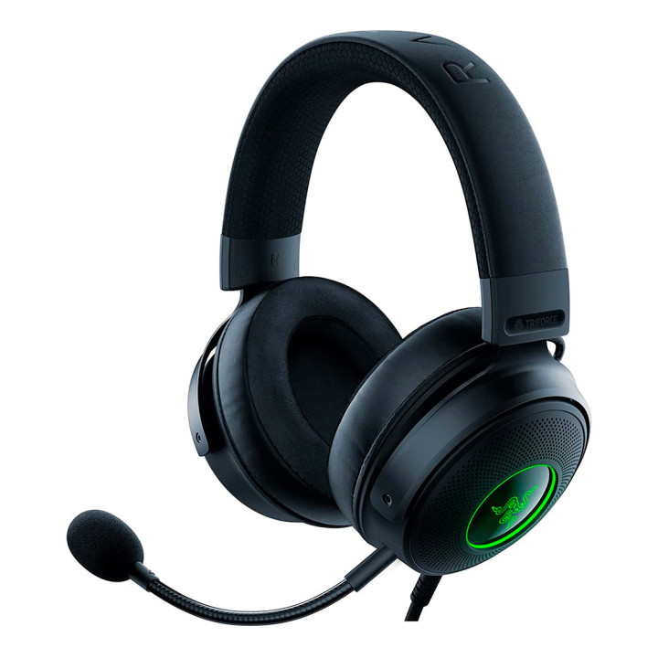 Headphones Gaming Razer Kraken V3 RGB USB Type-A Pretos