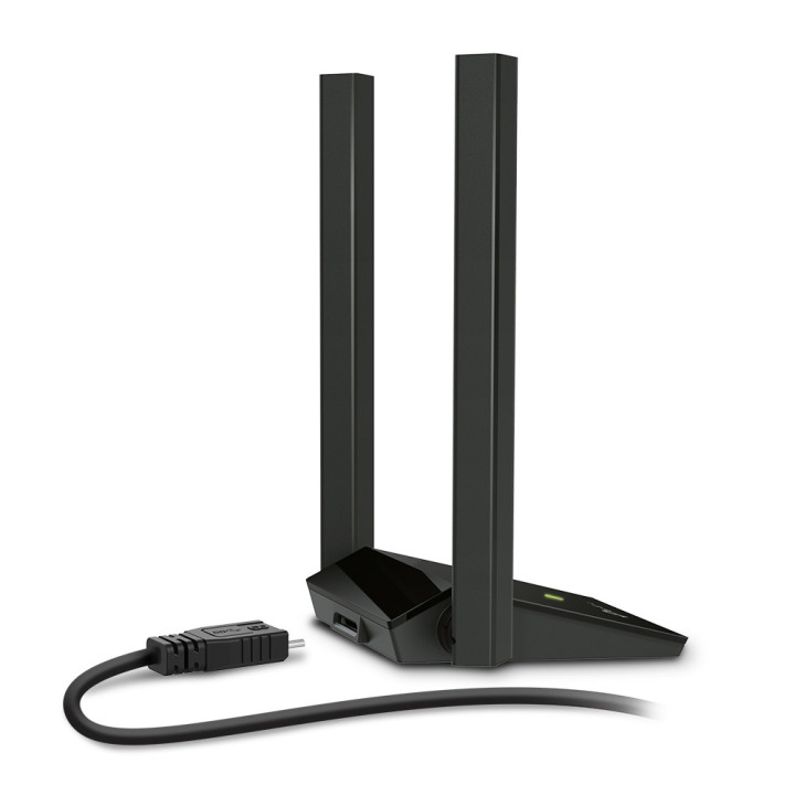 Placa de Rede TP-Link Archer T4U Plus AC1300 WIFI 5 Dual Antennas High-Gain Wireless USB Adapter