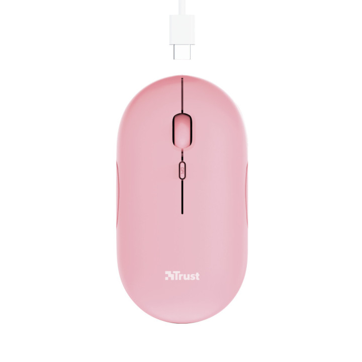 Trust Puck rato Ambidestro RF Wireless+Bluetooth Ótico 1600 DPI
