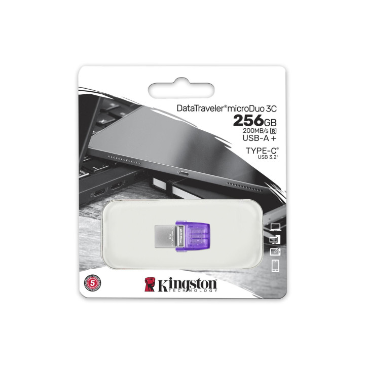 Pendrive Kingston Technology DataTraveler microDuo 3C 256GB USB