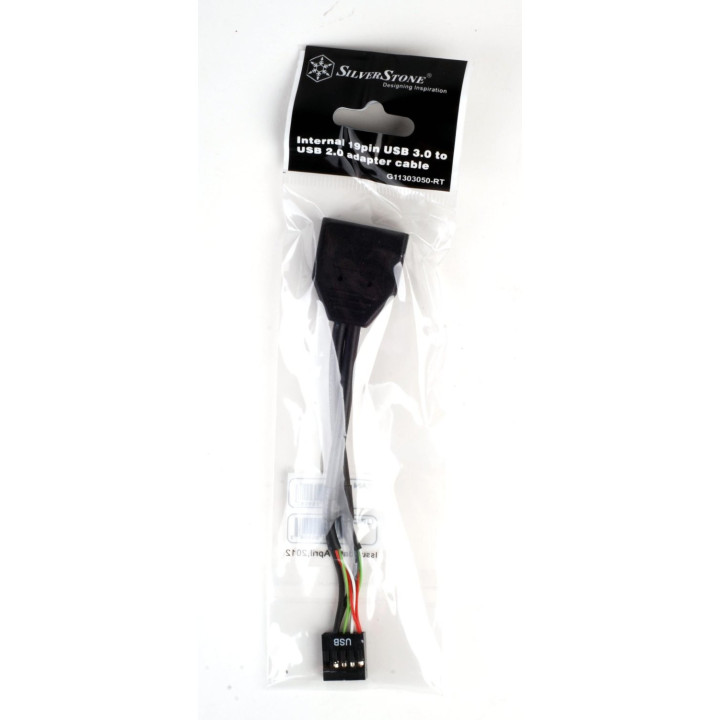 Silverstone G11303050-RT cabo USB Preto