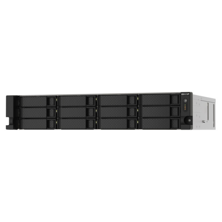 QNAP TS-1273AU-RP-8G servidor NAS e de armazenamento Rack (2U) Ethernet LAN Alumínio, Preto V1500B
