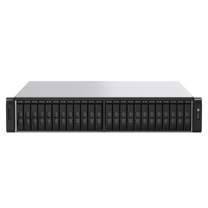 QNAP TS-h2490FU NAS Rack (2U) Ethernet LAN Preto, Cinzento 7302P