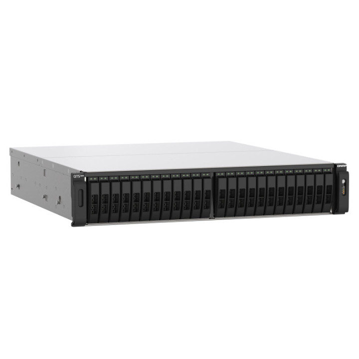 QNAP TS-h2490FU NAS Rack (2U) Ethernet LAN Preto, Cinzento 7302P