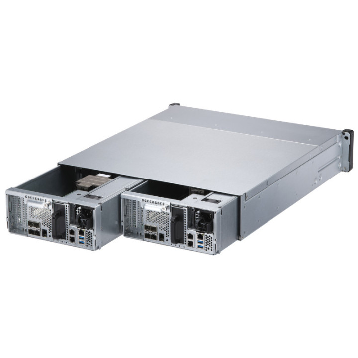 NAS QNAP 24-Bay Xeon D-2142IT 1.9GHz 8-core/96GB /3xGb,4x10G/USB/RPS/2U