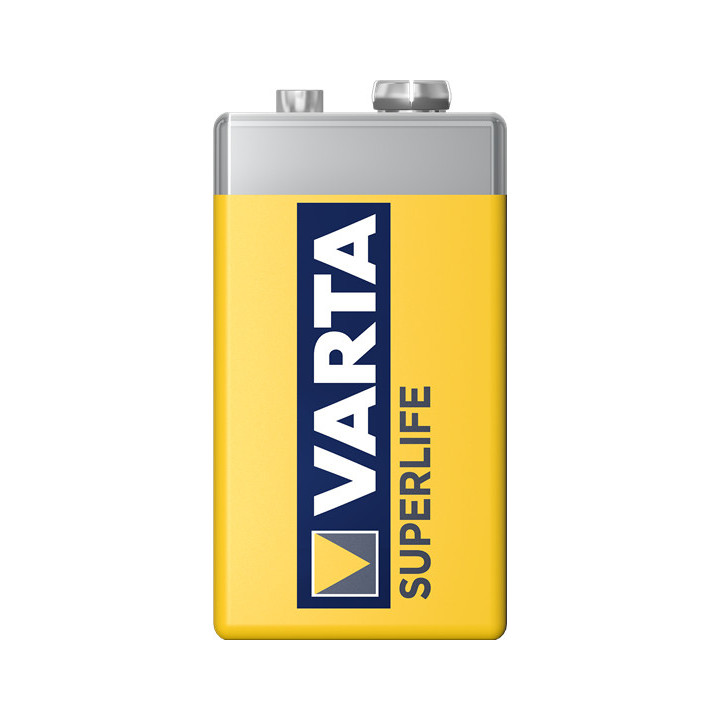 Varta Superlife 9V Bateria descartável Zinco-carbono