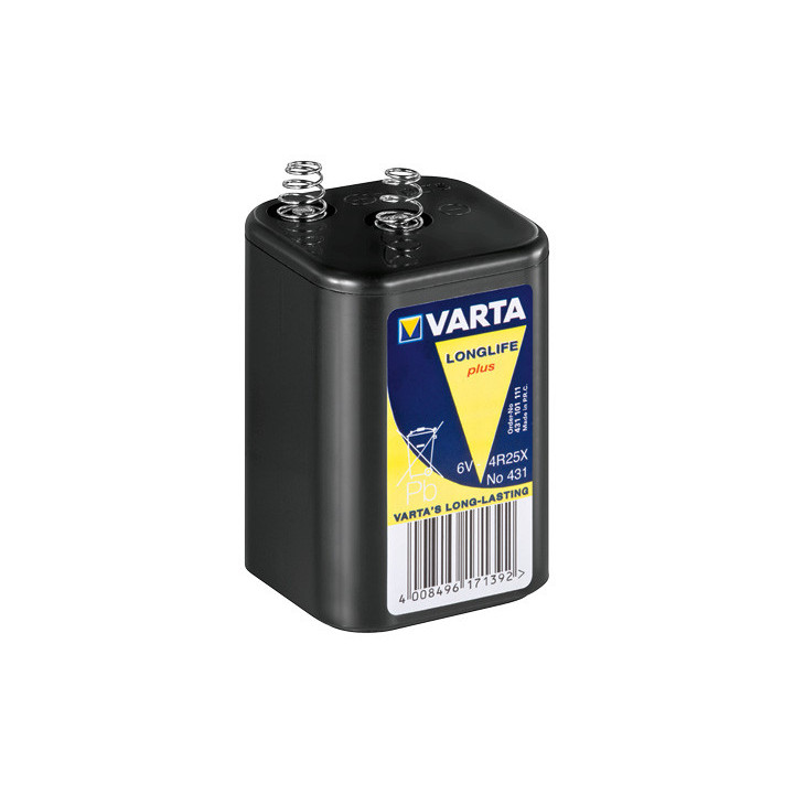 Pilha Varta 6V 4R25X 8500mAh (431) Cloreto de zinco