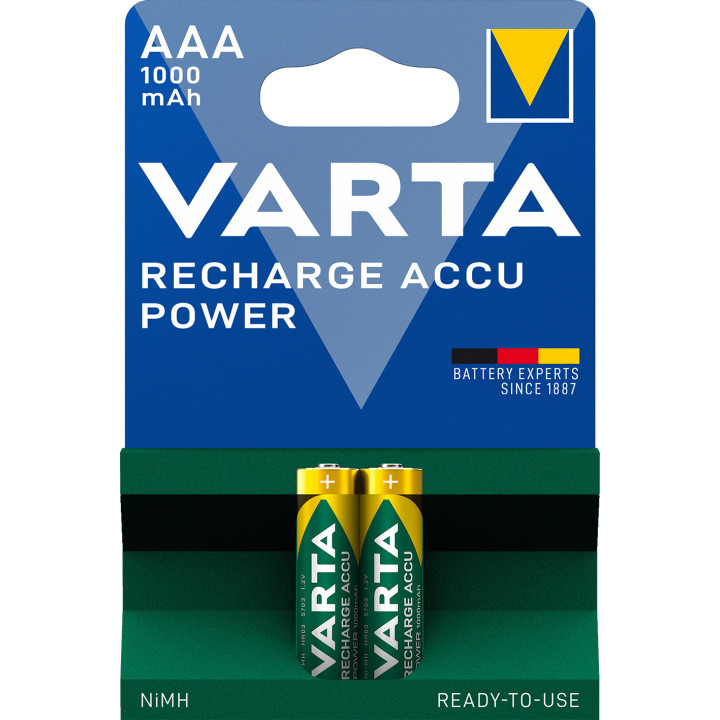 Varta Professional Bateria recarregável AAA Hidreto metálico de níquel