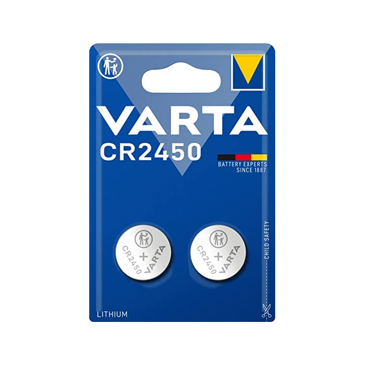 Pilha Varta CR2450 Lítio (Pack de 2)