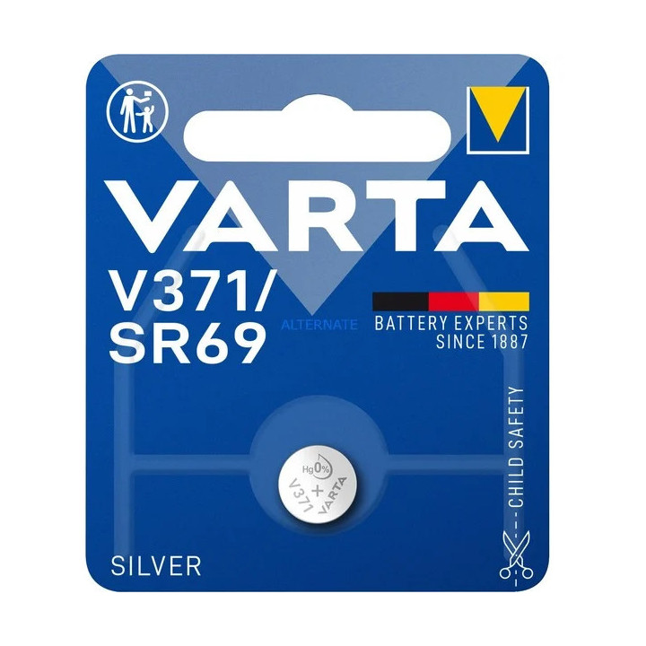 Pilha Varta 1x1.55V V371/SR69 Silver Óxido de prata (S)