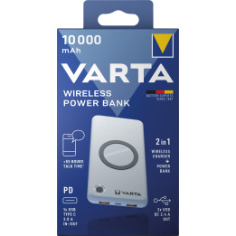 Power Bank Wireless Varta 57913 Polímero de lítio (LiPo) 10000 mAh Branco