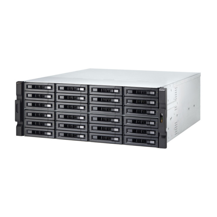 QNAP TS-h2483XU-RP NAS Rack (4U) Ethernet LAN Preto E-2236