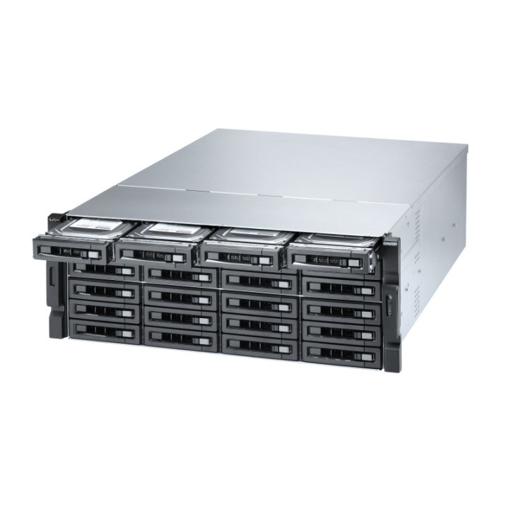QNAP TS-h2483XU-RP NAS Rack (4U) Ethernet LAN Preto E-2236