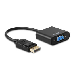 AISENS A125-0367 adaptador de cabo de vídeo DisplayPort SVGA Preto