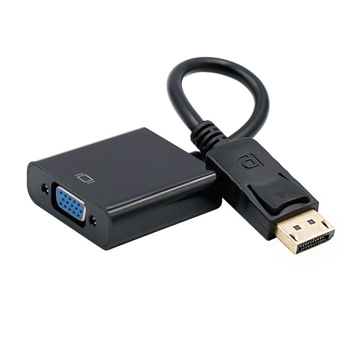 AISENS A125-0367 adaptador de cabo de vídeo DisplayPort SVGA Preto