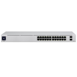 Ubiquiti Networks UniFi USW-24 switch de rede Gerido L2 Gigabit Ethernet (10 100 1000) Prateado