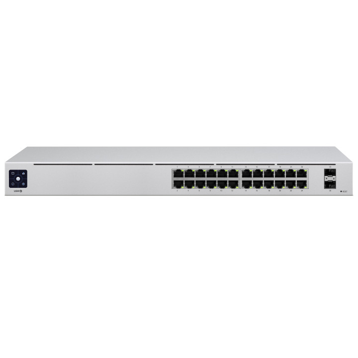Ubiquiti Networks UniFi USW-24 switch de rede Gerido L2 Gigabit Ethernet (10 100 1000) Prateado