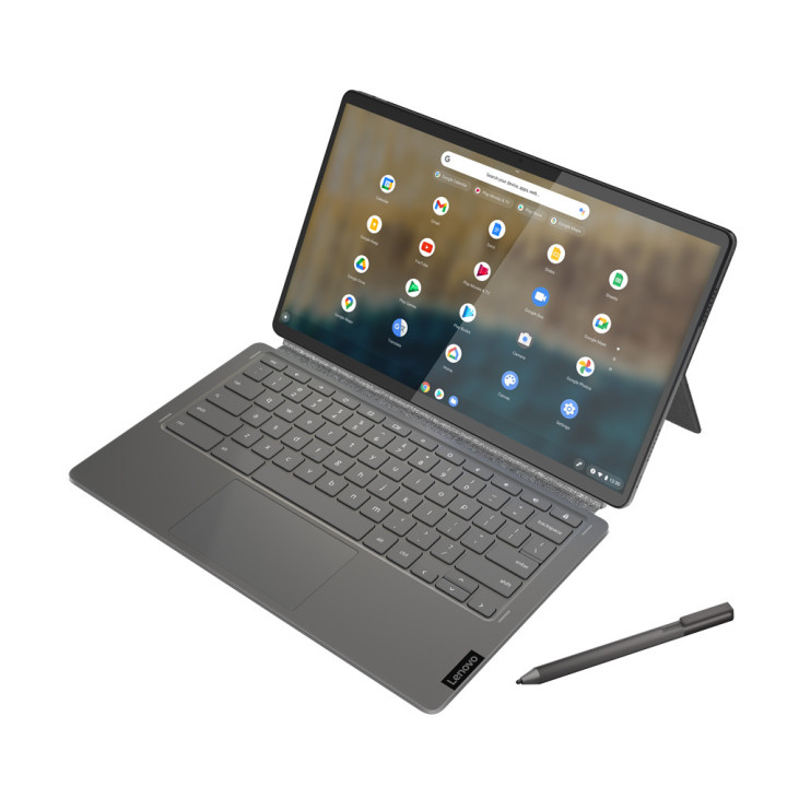 Lenovo IdeaPad Duet 5 CB 13Q7C6 Chromebook 33,8 cm (13.3") Ecrã táctil Full HD Qualcomm Snapdragon 8 GB LPDDR4x-SDRAM 256 GB