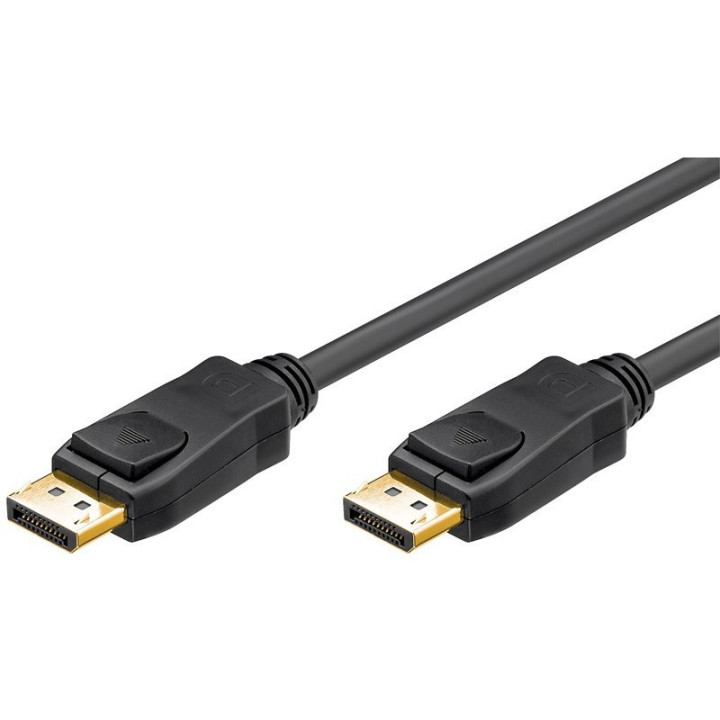Cabo DisplayPort 1.2 4K (Macho-Macho) 3m Preto